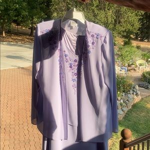 R&M Richards formal dress + Santa ornament